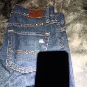 Lucky Brand Distressed Blue Denim Jeans
